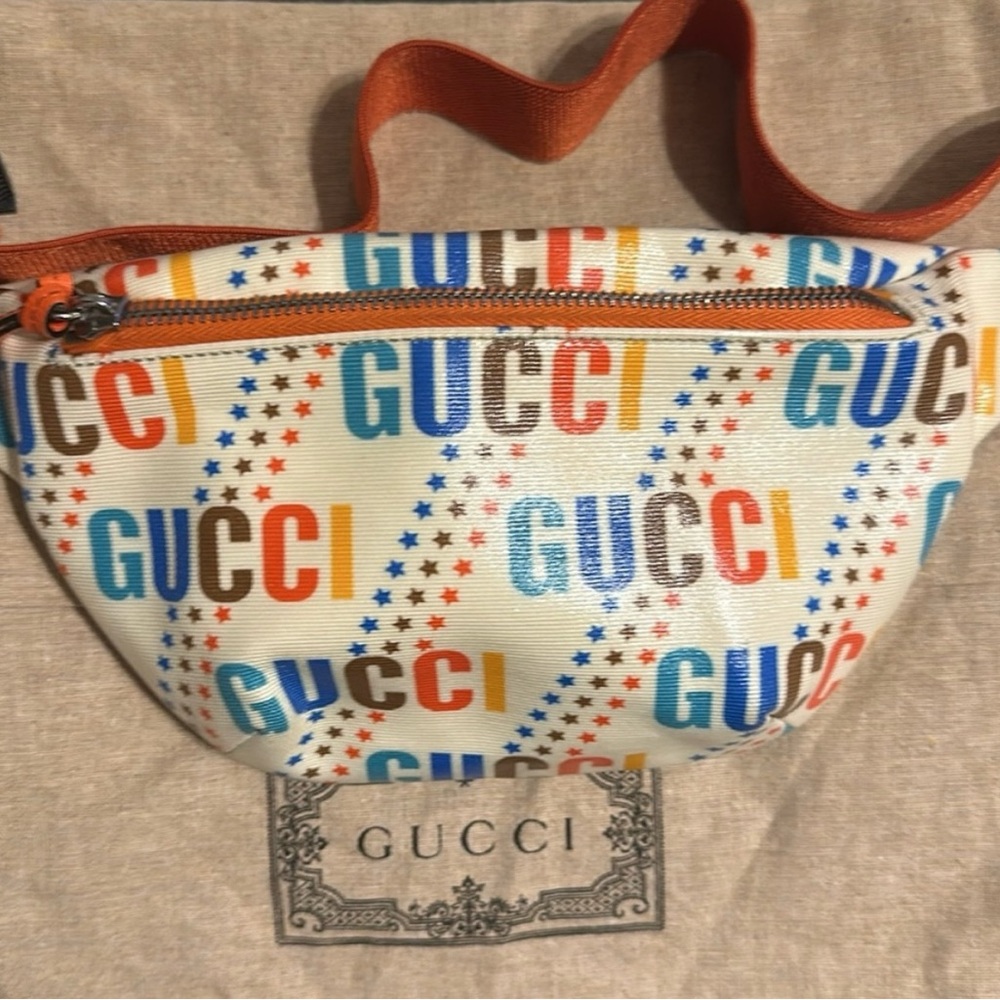 Authentic Used Gucci Children Belt Bum Bag Gem